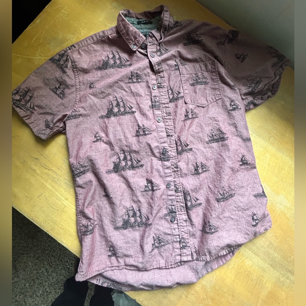Artistry in Motion Ships Button Down